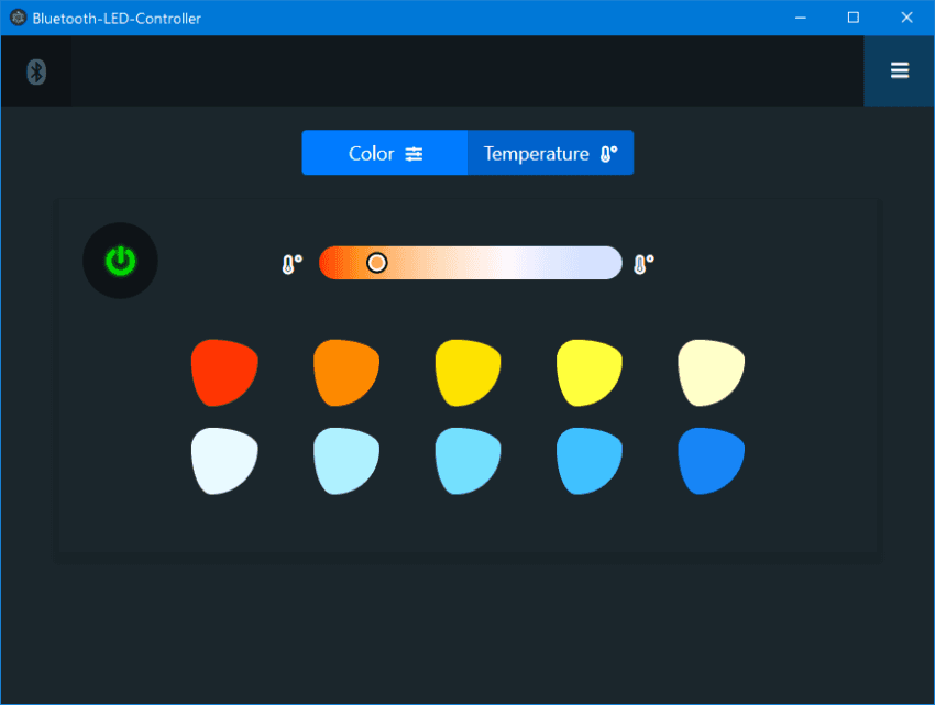Electron Bluetooth Lamp Controller screen 2