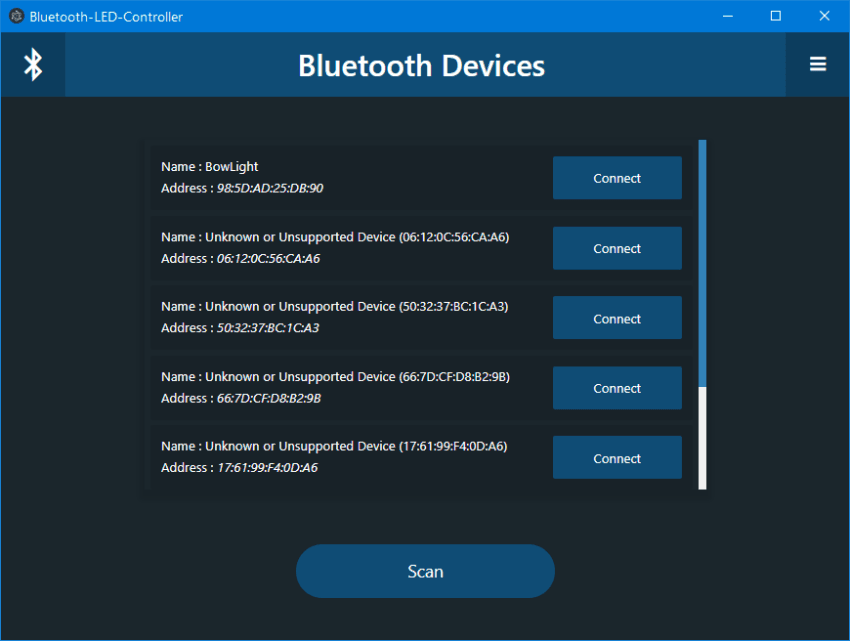 Electron Bluetooth Lamp Controller screen 3